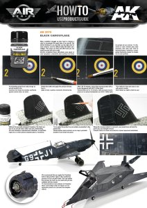 画像2: AKインタラクティブ[AK02075]パネルライナー・ブラックカモフラージュ (2)