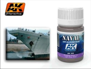 画像1: AKインタラクティブ[AK00305]ライトグレイ艦船用ストレーキンググライム (1)