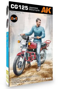 画像2: AKインタラクティブ[AK35027]オフロードバイクCG125(1/35) (2)
