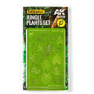 画像2: AKインタラクティブ[AK08138]ジャングル植物セット(レーザーカット植物) (2)