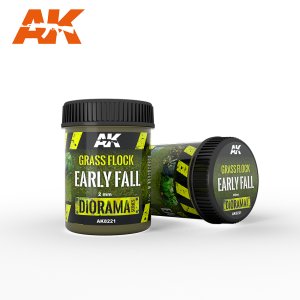 画像2: AKインタラクティブ[AK08221]グラスフロック草パウダー 2mm 初秋 100ML容器入り (2)