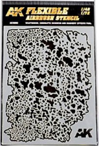 画像2: AKインタラクティブ[AK09080]フレキシブル・エアブラシステンシル　1/48 - 1/72スケール用 (2)