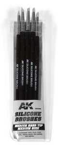 画像2: AKインタラクティブ[AK09086]シリコンブラシ5本セット硬さ普通・中 (2)