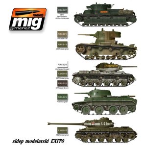 画像2: AMMO[AMIG7107]ソビエト戦車塗装色セット (2)