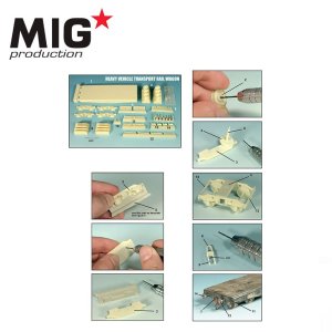 画像2: MIG[MP72353]重車輌運搬車1/72 (2)