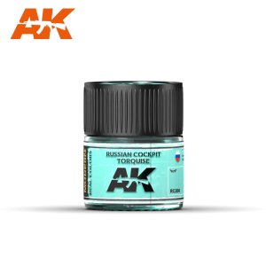 画像1: AKインタラクティブ[RC206]ロシアンコクピットターコイズ (1)