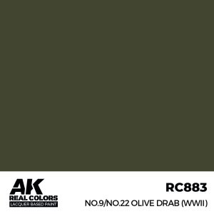 画像2: AKインタラクティブ[RC883]No.9／No.22 オリーブドラブ(WW2) (2)