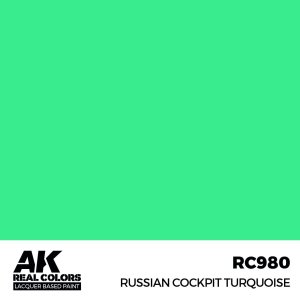 画像2: AKインタラクティブ[RC980]ロシアンコクピットターコイズ (2)