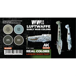 画像2: AKインタラクティブ[RCS101]WW2 ドイツ空軍 初期カラー4色セット (2)