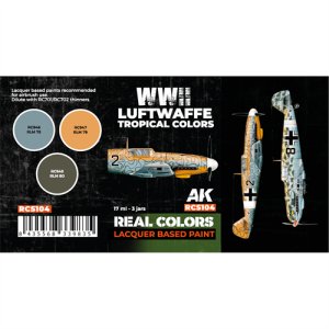 画像2: AKインタラクティブ[RCS104]WW2 ドイツ空軍 トロピカルカラー3色セット (2)