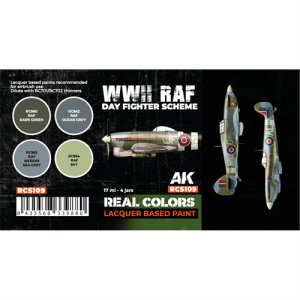 画像2: AKインタラクティブ[RCS109]WW2 RAF昼間戦闘機スキーム4色セット (2)
