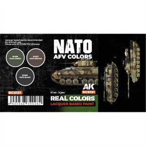 画像2: AKインタラクティブ[RCS131]NATO戦車カラー3色セット (2)