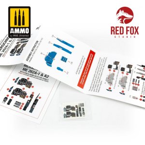 画像3: レッドフォックススタジオ[RFSQS-48065]1/48 メッサーシュミット Me 262A-1/A-2 w/R4M & ボムセレクター (タミヤ用) (3)