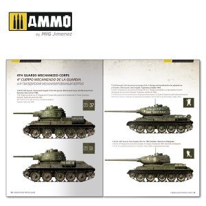 画像7: AMMO書籍[AMIG6145]WW.II T-34 カラー & 迷彩パターン (英/西/ロシア語併記) (7)