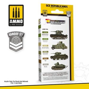 画像2: AMMO[AMIG7184]スペイン内戦 「共和国派」用 カラーセット (2)