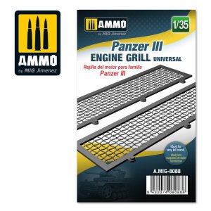 画像1: AMMO[AMIG8088]1/35 III号戦車用エンジングリル (1)