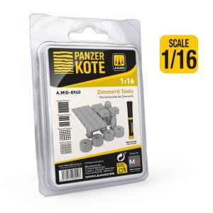 画像1: AMMO[AMIG8940]3Dプリンター製ツィメリットローラー＆スタンプツール（1/16用） (1)