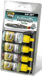 画像2: AMMO[AMIG7221]WW.II ドイツ空軍 (後期)  カラーセット 17mlx4本 (2)