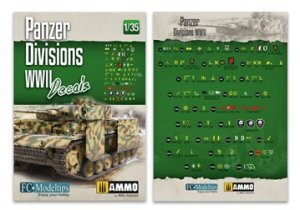 画像1: AMMO[AMIG8061]1/35 WW.II ドイツ軍 機甲師団識別 マークデカール (1)