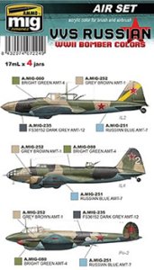 画像2: AMMO[AMIG7224]WW.II VVS (ソ連空軍) 爆撃機用カラーセット (2)