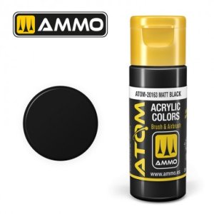 画像1: AMO[ATOM-20163]アトムカラー：マットブラック (1)