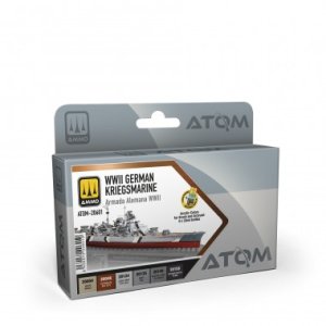 画像1: AMO[ATOM-20601]アトム WW.II ドイツ海軍 艦艇色 セット (1)