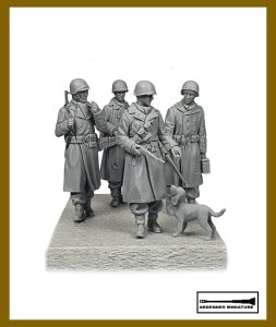 画像3: アルデンヌミニチュア[AR35066]1/35 WWII アメリカ陸軍歩兵セット＃1(2体入) (3)