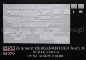 画像2: ATAK model[AT35070]1/35 WWII ドイツ ベルゲパンサー回収戦車 デマーク社製用ツィンメリットセット(タコム2101用) (2)