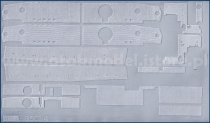 画像2: ATAK model[AT35084]1/35 WWII ドイツ タイガーI重戦車 後期生産型用ツィンメリットセット(トランペッター09540用) (2)