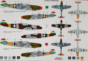 画像2: AZモデル[AZM7563]1/72 メッサーシュミットBf109F「ハンガリー空軍」 (2)