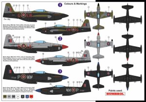 画像2: AZモデル[AZM7581]1/72マーチンベーカーM.B.6”ナイトフェレット"NF.II (2)