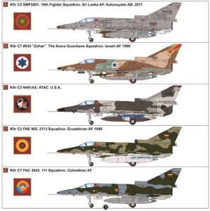画像2: AMK[AGM88001A]1/48 イスラエル IAI クフィル C2/C7 (2)