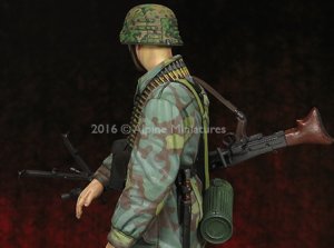 画像2: Alpine Miniatures[AM16033]1/16 WWII独 第12武装親衛隊装甲師団"HJ" 機銃手 (2)