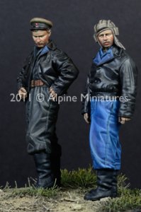 画像3: Alpine Miniatures[AM35119]1/35 ロシアAFVクルーセット 1944/45 (２体) (3)