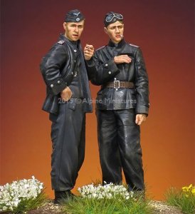 画像3: Alpine Miniatures[AM35207]1/35 武装親衛隊 AFVクルーセット Uボートジャケット 1944-45(2体セット) (3)