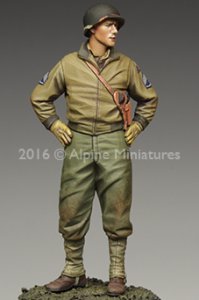 画像1: Alpine Miniatures[AM35218]1/35 WWII米 第3機甲師団 二等軍曹(タンカージャケット) (1)