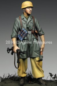 画像3: Alpine Miniatures[AM35221]1/35 WWII独 イタリア戦線の第1降下猟兵師団 下士官(熱帯軍装) (3)