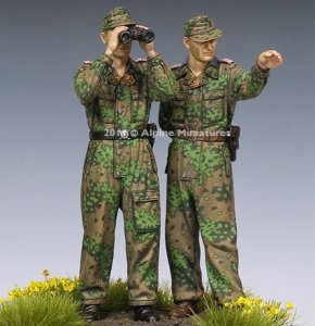 画像2: Alpine Miniatures[AM35234]1/35 WWII独 武装親衛隊戦車将校セット(クルスク戦)(2体セット) (2)