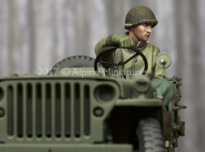 画像4: Alpine Miniatures[AM35242]1/35 WWII米 ジープドライバー(冬季) (4)