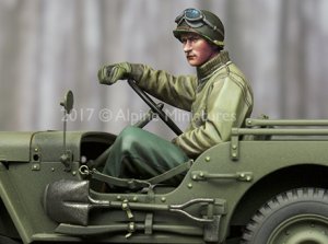 画像2: Alpine Miniatures[AM35242]1/35 WWII米 ジープドライバー(冬季) (2)
