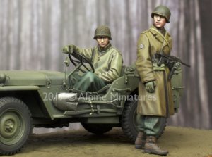 画像4: Alpine Miniatures[AM35243]1/35 WWII米 下士官&運転兵(2体セット) (4)