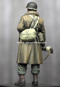 画像9: Alpine Miniatures[AM35259]1/35 WWII 米 アメリカ陸軍歩兵 カービン銃を持つ冬季装備の下士官 (9)