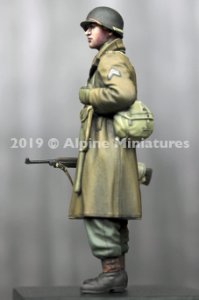 画像6: Alpine Miniatures[AM35259]1/35 WWII 米 アメリカ陸軍歩兵 カービン銃を持つ冬季装備の下士官 (6)