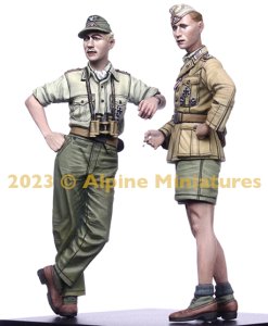 画像6: Alpine Miniatures[AM35311]1/35 WWII ドイツアフリカ軍団 装甲部隊将校セット(2体入) (6)
