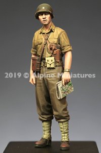 画像3: Alpine Miniatures[AM35269]1/35 WWII 米 夏場でジャケットを脱いだ米戦車兵士官 (3)