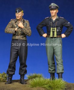 画像3: Alpine Miniatures[AM35274]1/35 WWII 独 ドイツSS武装親衛隊 戦車搭乗員セット(2体入り) (3)