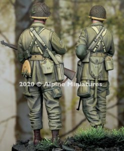 画像3: Alpine Miniatures[AM35277]1/35 WWII 米 第101空挺師団 兵士セット#2(2体入) (3)
