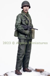 画像3: Alpine Miniatures[AM35312]1/35 WWII アメリカ陸軍歩兵 M3グリースガンを持った歩兵 (3)