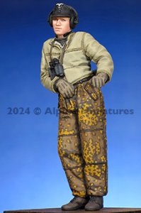 画像4: Alpine Miniatures[AM35315]1/35 WWII ドイツ キューポラにもたれる戦車指揮官 (4)