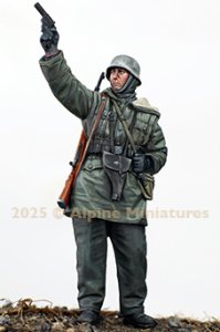 画像5: Alpine Miniatures[AM35324]1/35 WWII ドイツ武装親衛隊 信号拳銃を撃つ装甲擲弾兵 (5)